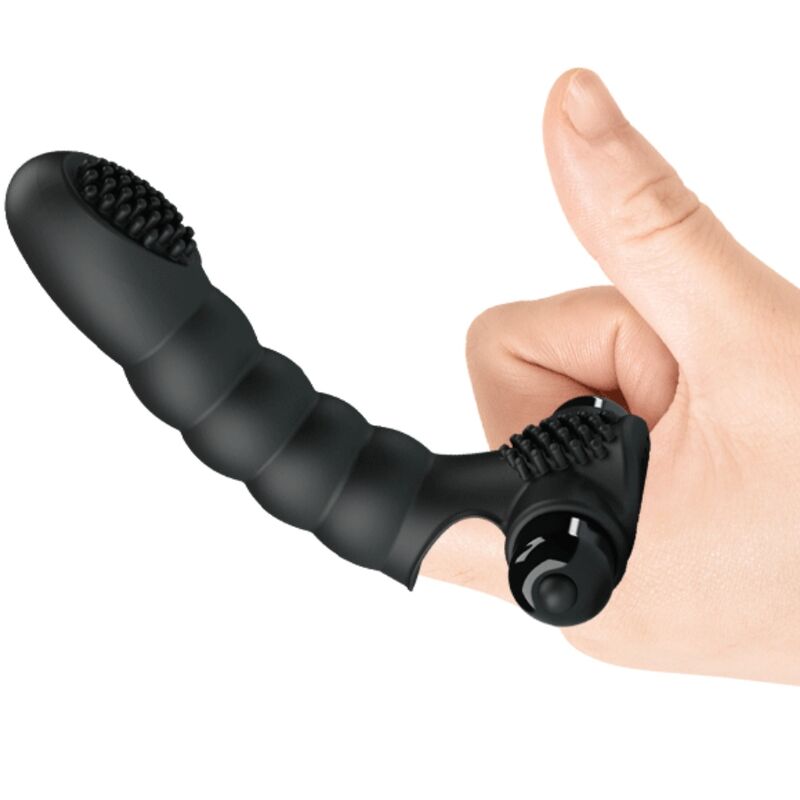 PRETTY LOVE - ALEXANDER FINGERVIBRATOR 10 VIBRATIONEN SCHWARZ – Bild 4