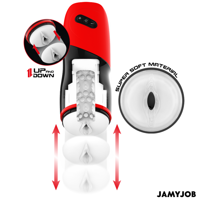JAMYJOB - XPEED AUTOMATISCHER VAGINA-MASTURBATOR, 5 STOSSMODI UND SOUNDEFFEKT – Bild 3