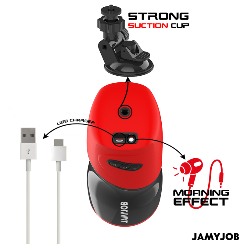 JAMYJOB - XPEED AUTOMATISCHER VAGINA-MASTURBATOR, 5 STOSSMODI UND SOUNDEFFEKT – Bild 5