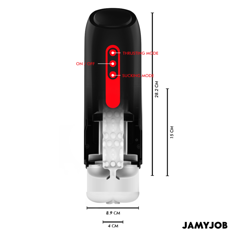 JAMYJOB - PHANTOM AUTOMATISCHER VAGINA-MASTURBATOR 5 SAUG- UND STOSSMODI – Bild 3