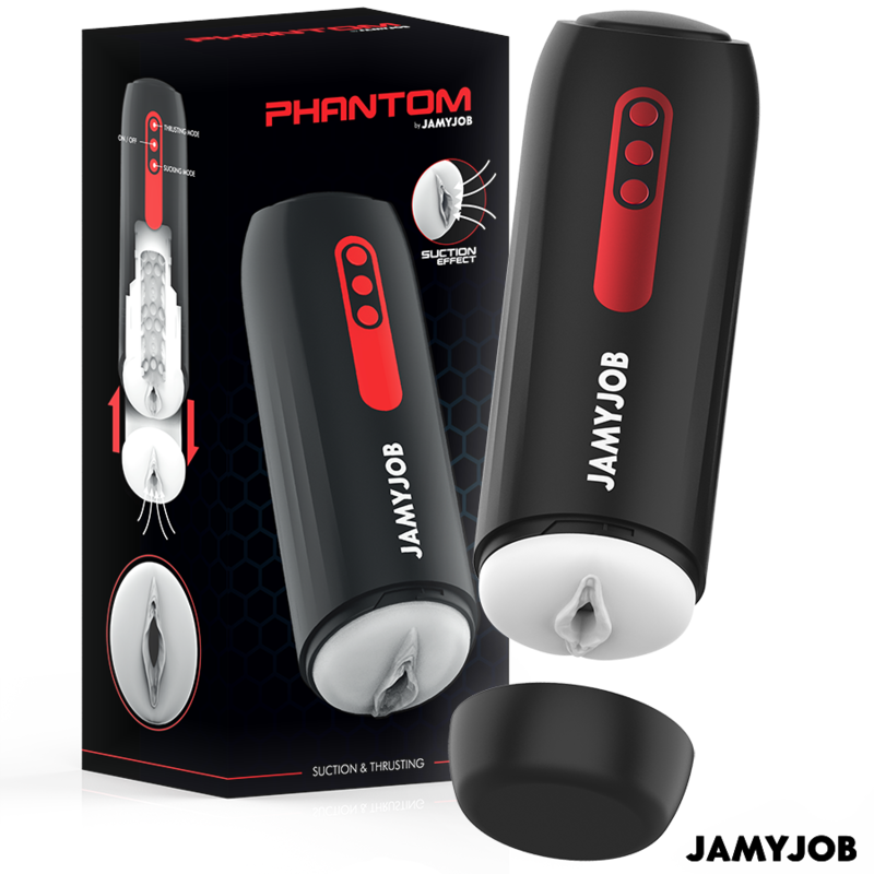 JAMYJOB - PHANTOM AUTOMATISCHER VAGINA-MASTURBATOR 5 SAUG- UND STOSSMODI – Bild 7
