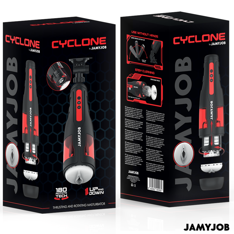 JAMYJOB - CYCLONE AUTOMATISCHER VAGINA-MASTURBATOR 10 ROTATIONS- UND STOSSMODI – Bild 7