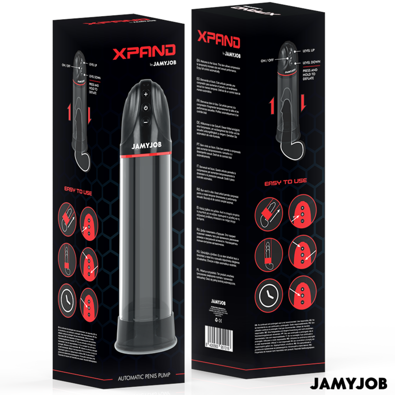 JAMYJOB - XPAND AUTOMATISCHE PUMPE 3 SAUGSTUFEN GRAU – Bild 3