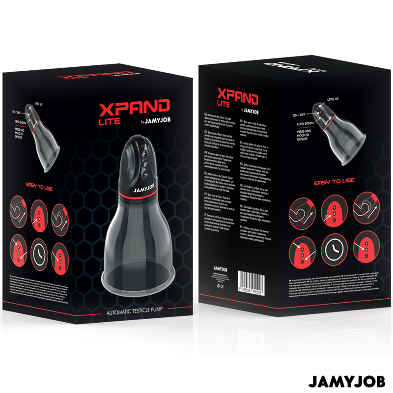 JAMYJOB - XPAND LITE AUTOMATISCHE HODENPUMPE 3 SAUGSTUFEN GRAU – Bild 7