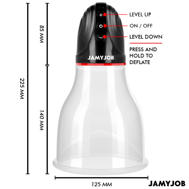 JAMYJOB - XPAND LITE AUTOMATISCHE HODENPUMPE 3 SAUGSTUFEN GRAU – Bild 6