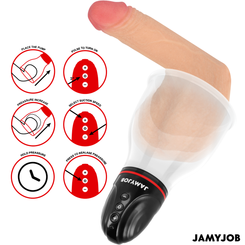 JAMYJOB - XPAND LITE AUTOMATISCHE HODENPUMPE 3 SAUGSTUFEN GRAU – Bild 5