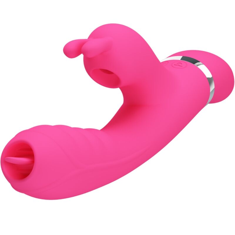PRETTY LOVE - PHOENIX MULTIFUNKTIONS-KANINCHENVIBRATOR ROSA – Bild 6
