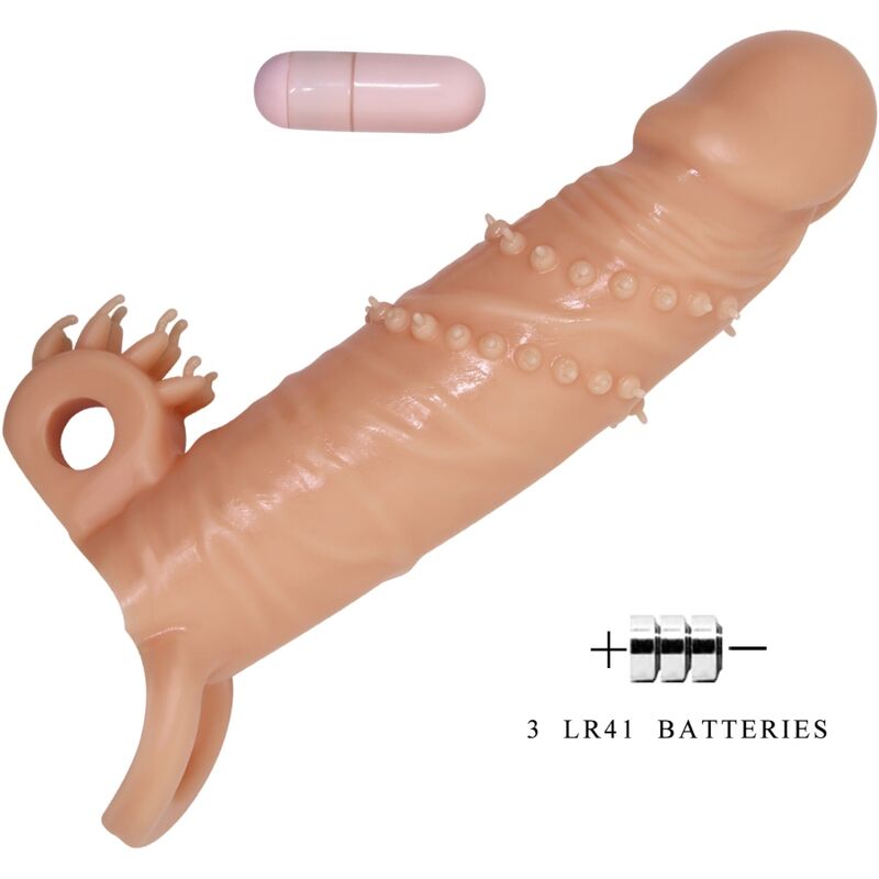 PRETTY LOVE - CONNOR PENISHÜLLE + KLITORISSTIMULATOR FLEISCH – Bild 7