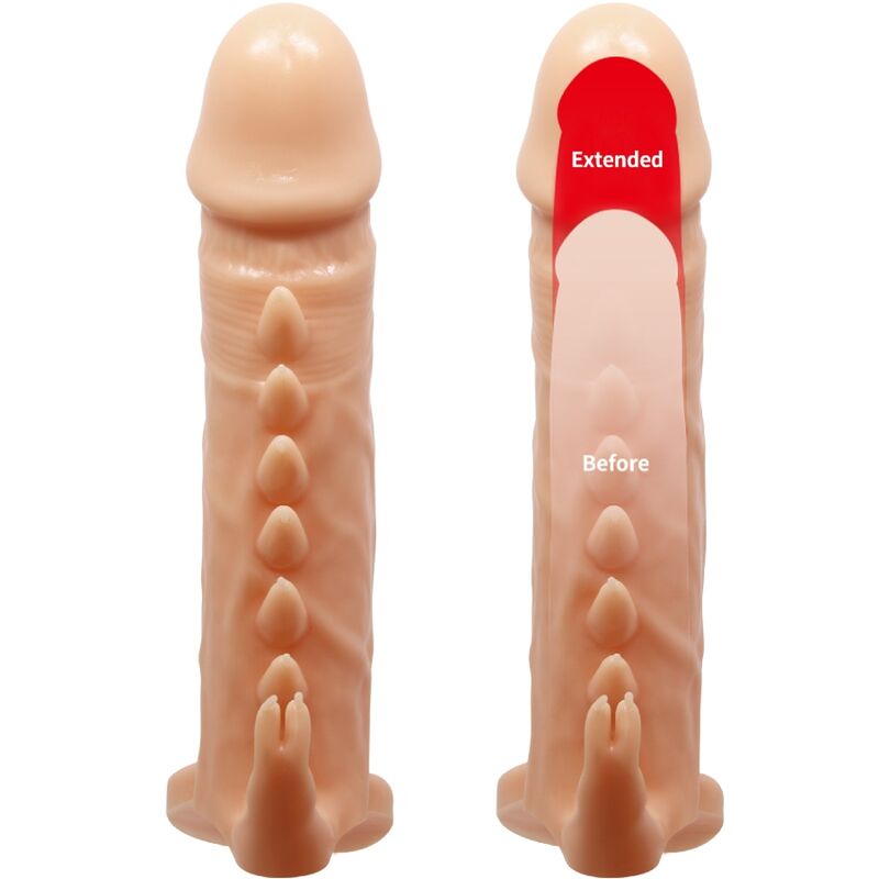 PRETTY LOVE - EMMIT PENISHÜLLE + KLITORIS-STIMULATOR FLEISCH – Bild 5