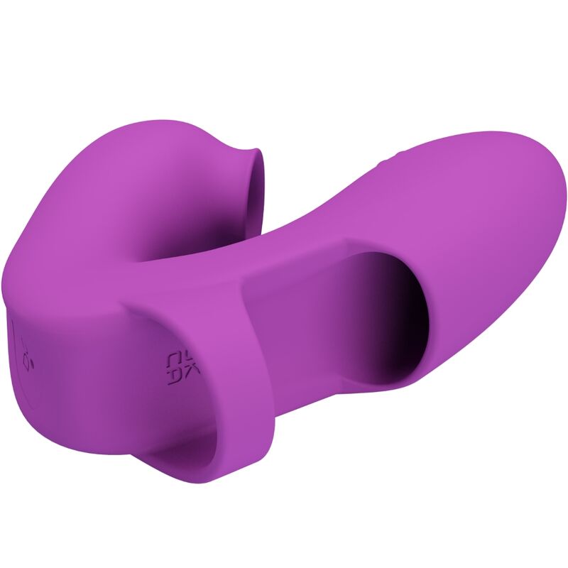 PRETTY LOVE - ATHENA FINGERVIBRATOR MIT KLITORISSTIMULATOR LILA – Bild 5