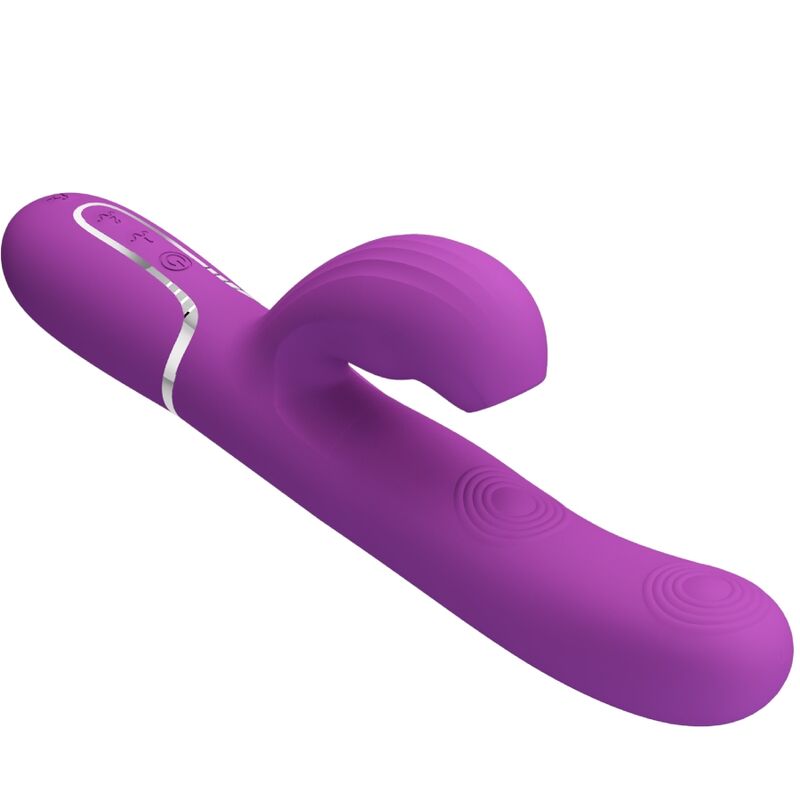 PRETTY LOVE - PERLITA 3 IN 1 MULTIFUNKTIONS-RABBIT-VIBRATOR LILA – Bild 4