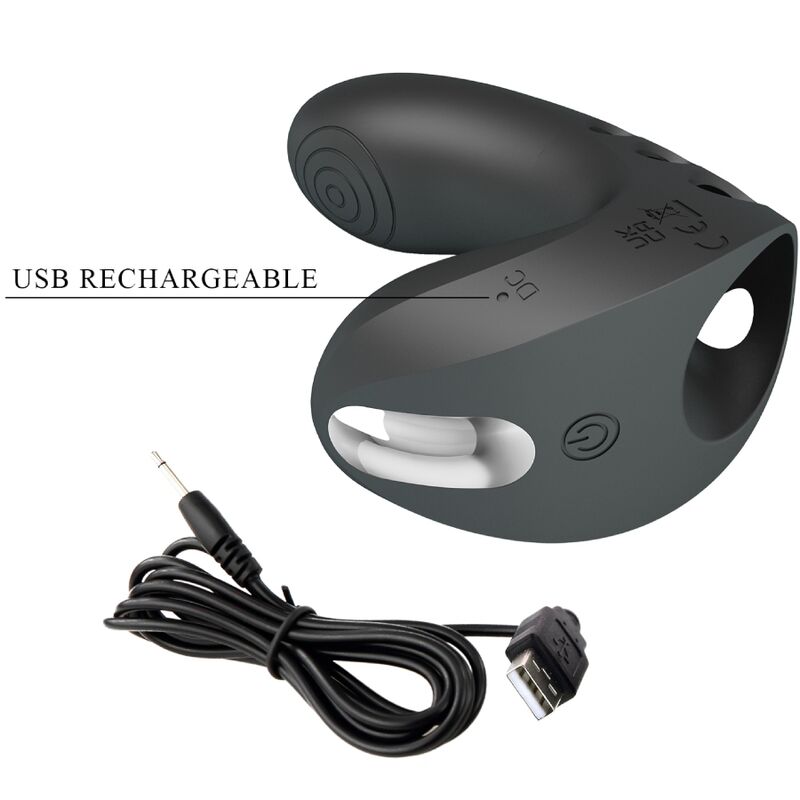 PRETTY LOVE - CAMELIA FINGERVIBRATOR 7 VIBRATIONEN SCHWARZ – Bild 6