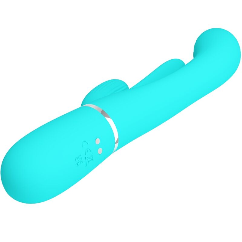 PRETTY LOVE - SHANIA TRIPLE RABBIT MULTIFUNKTIONSVIBRATOR 3 IN 1 BLAU – Bild 6