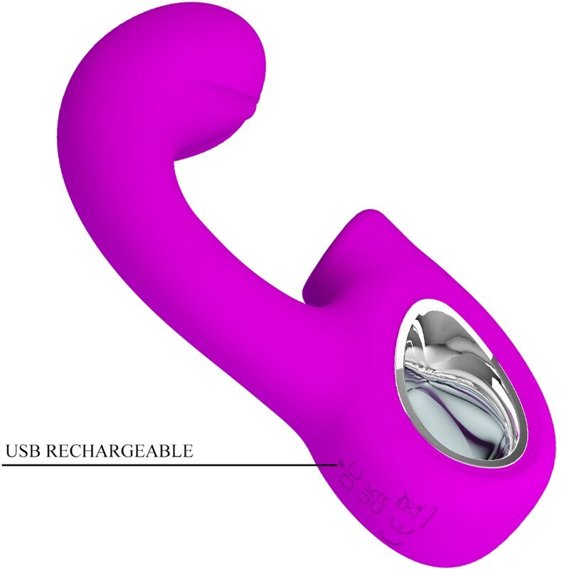 PRETTY LOVE - SIBEL SIBEL G-SPOT VIBRATOR + KLITORIS-STIMULATOR 10 VIBRATIONEN LILA – Bild 6