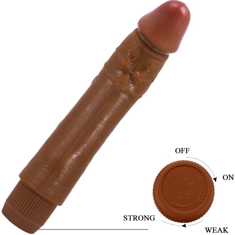 BAILE - DYBBUK REALISTISCHER VIBRATOR 24 CM MULATTE – Bild 5