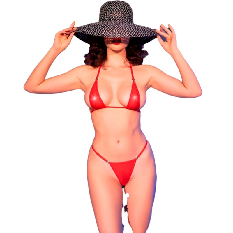 CHILIROSE - CR 4840 MIKROBIKINI ROT S/M – Bild 3