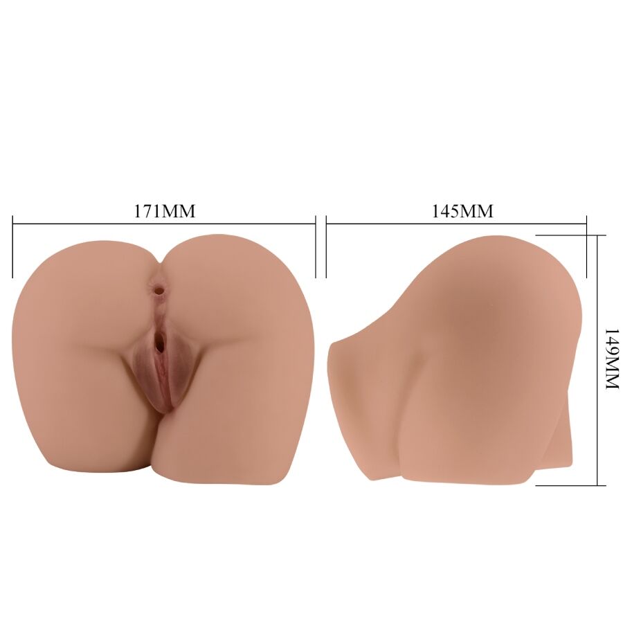 CRAZY BULL - BERNACE ASS VIBRATOR MIT REALISTISCHER VAGINA UND ANUS FLESH FERNBEDIENUNG – Bild 5