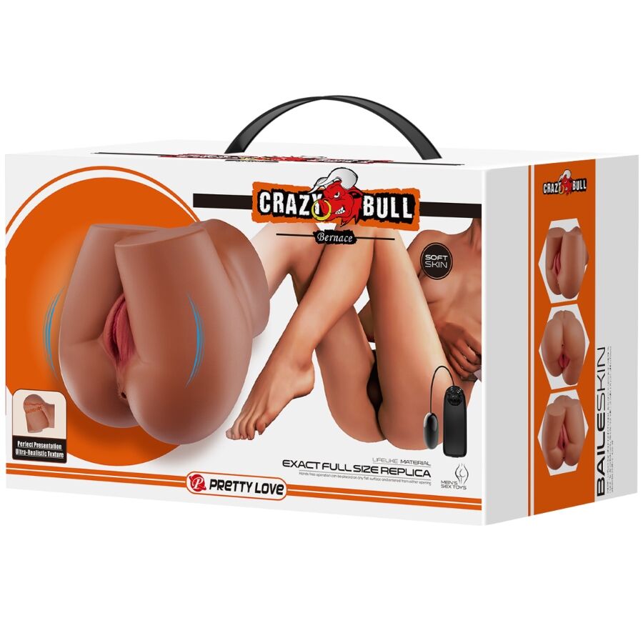 CRAZY BULL - BERNACE ASS VIBRATOR MIT REALISTISCHER VAGINA UND ANUS FLESH FERNBEDIENUNG – Bild 8