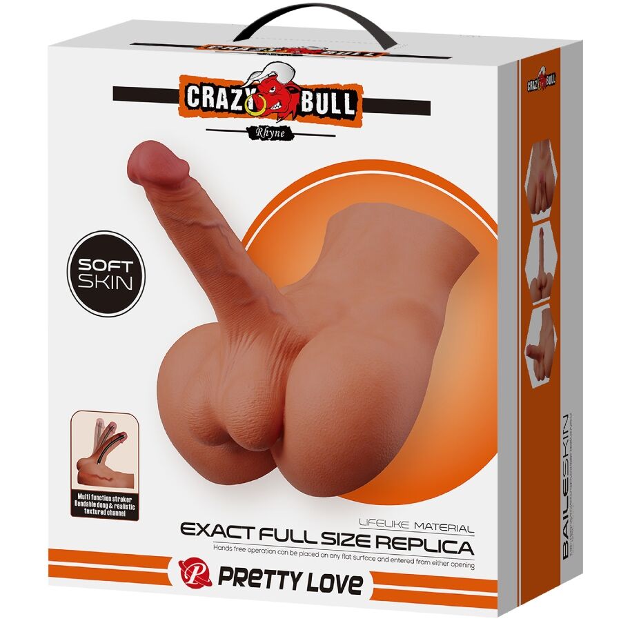 CRAZY BULL - RHYNE BACK REALISTISCHER NATÜRLICHER MASTURBATOR – Bild 8