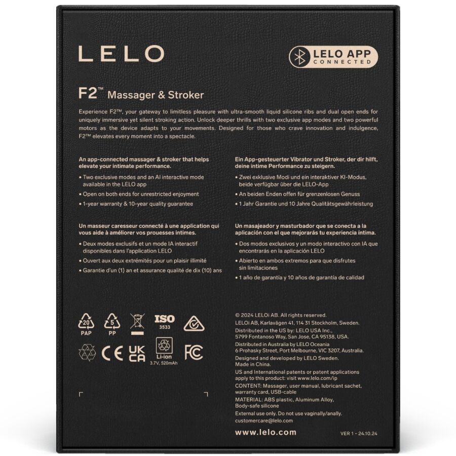 LELO - F2S ™ TEAL MASTURBADOR MASCULINO AZUL – Bild 9