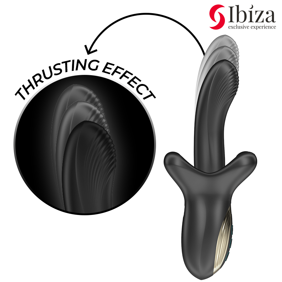 IBIZA – KRAFTVOLL VIBRATOR MIT STOSS- UND BEISSEFFEKT – Bild 3