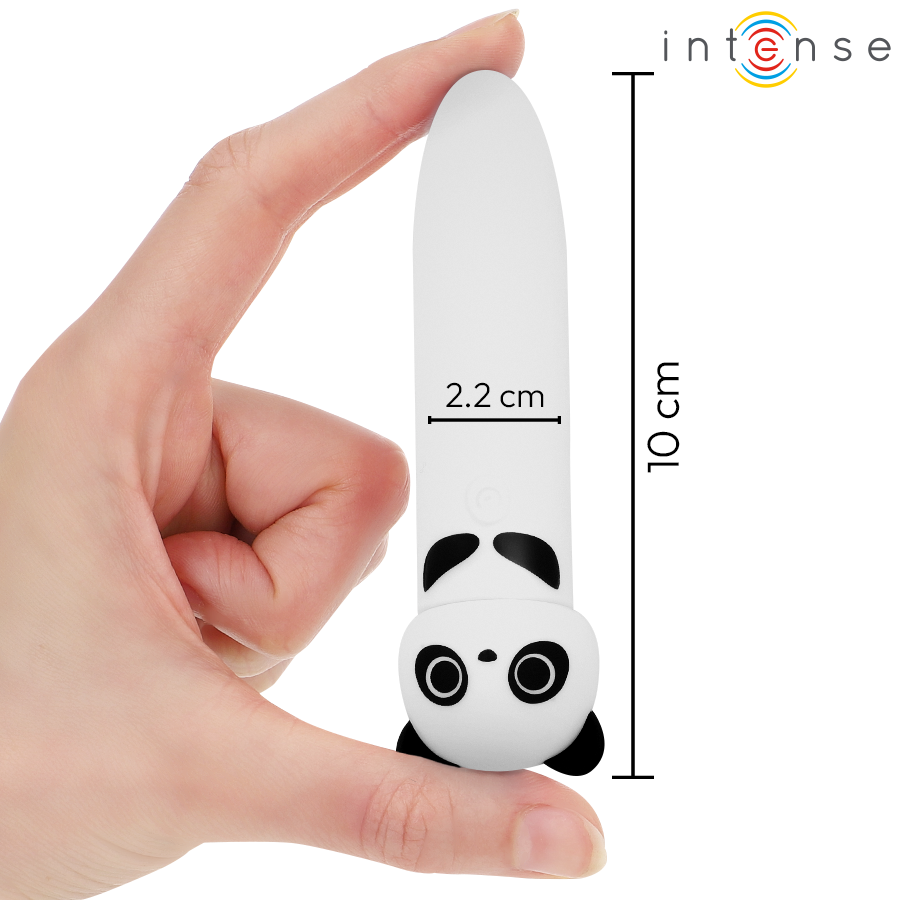 INTENSE - POH PANDA VIBRIERENDER BULLET, USB WIEDERAUFLADBAR, 10 X 2,2 CM – Bild 3