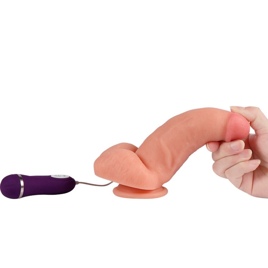 SHEQU - RED EAGLE VIBRATORDILDO MIT FERNBEDIENUNG 17 CM – Bild 4