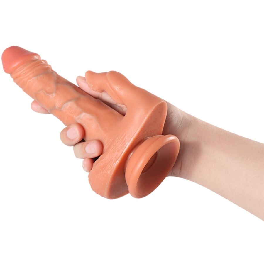 SHEQU - JULIAN DILDO UND KLITORISSTIMULATOR MIT VIBRATION UND FERNBEDIENUNG 16 CM – Bild 8
