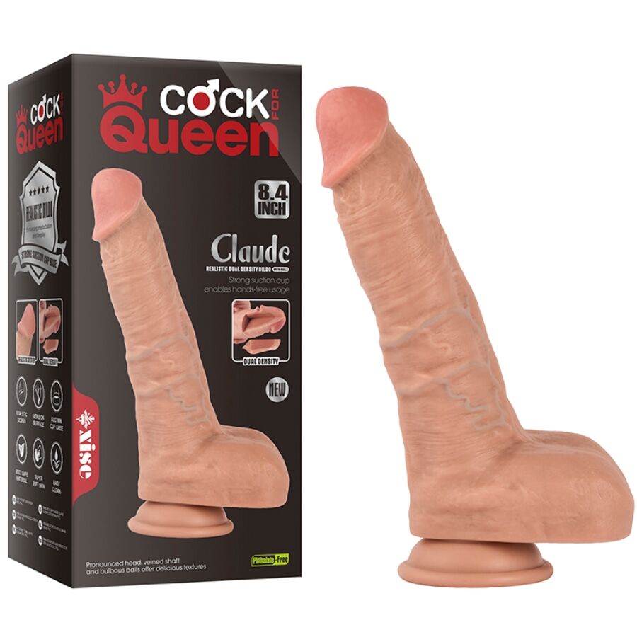 XISE - CLAUDE REALISTISCHER DOPPELDICHT-DILDO 16,5 CM – Bild 3