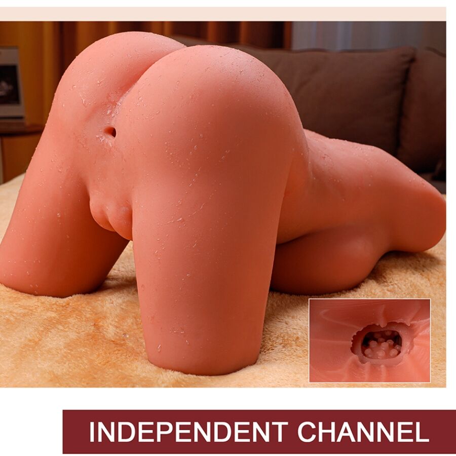 XISE - MIAH LADY BOY WEIBLICHER TORSO MIT DILDO MIT VIBRATION UND STOSSFUNKTION 55 CM – Bild 9