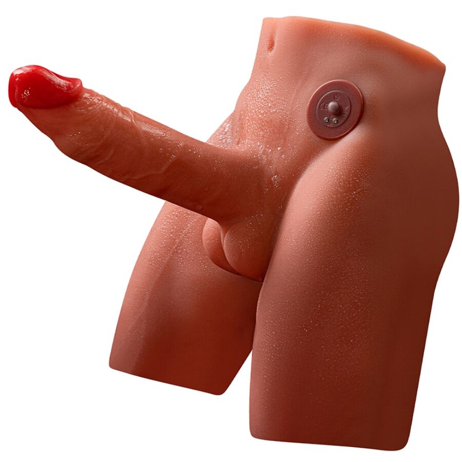 XISE - JASON REALISTISCHER DILDO-MASTURBATOR MIT STOSS- UND VIBRATIONSMÖGLICHKEITEN, 17 CM – Bild 11