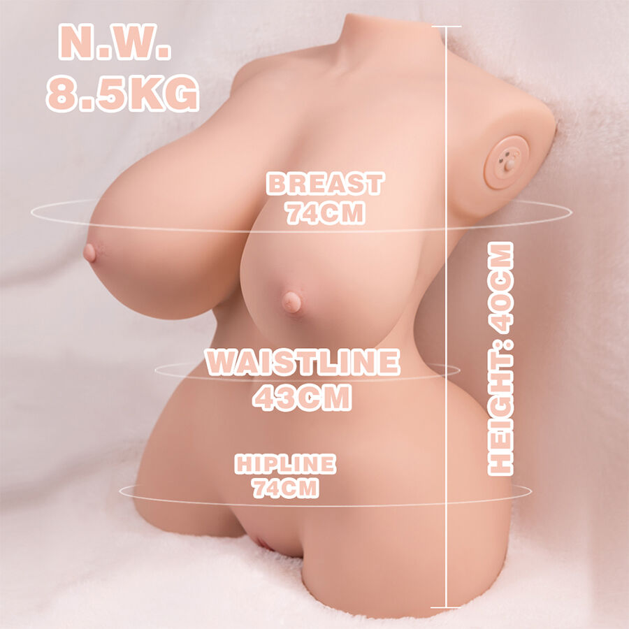 XISE – KLEINER, REALISTISCHER TORSO MIT WEIBLICHER VIBRATION, 40 CM - Image 11