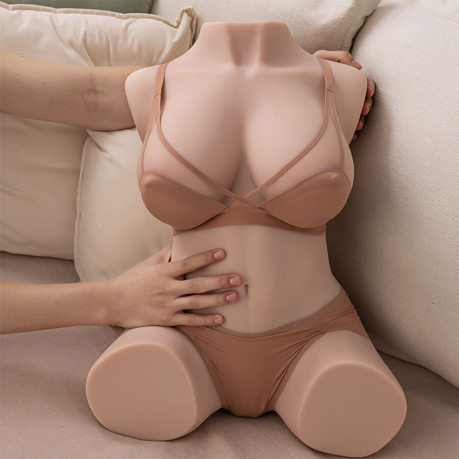 XISE - DANIA - REALISTISCHER, VIBRIERENDER WEIBLICHER TORSO MIT STOSSFÄHIGKEITEN, 52 CM – Bild 8