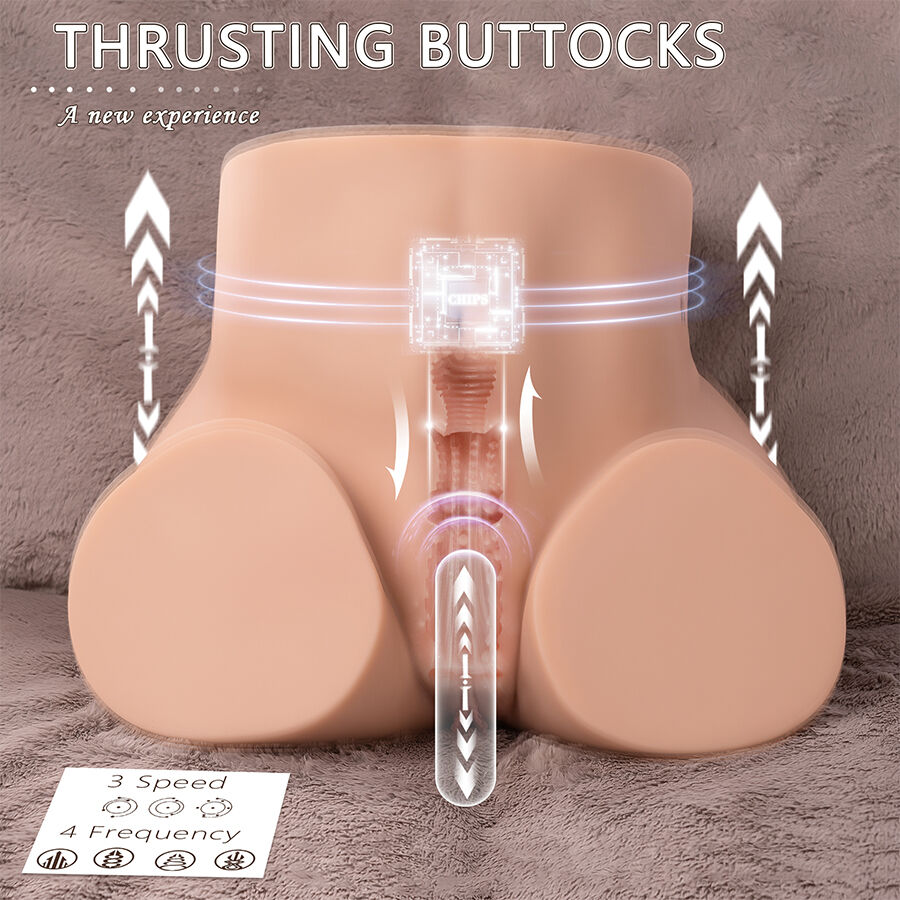 XISE - ETHEL REALISTISCHER VAGINA-MASTURBATOR MIT MEHREREN VIBRATIONSPOSITIONEN – Bild 13