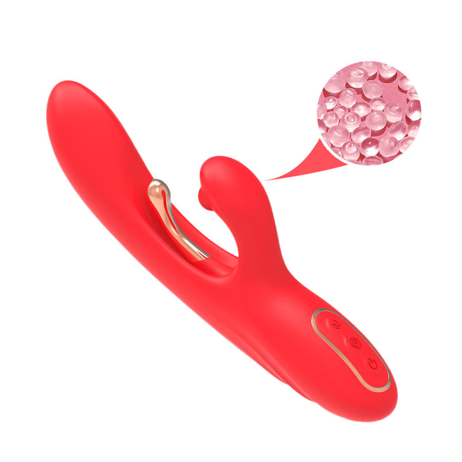 ARMONY - G-PUNKT- UND KLITORIS-STIMULATOR-VIBRATOR MIT OSZILLIERENDER ZUNGE ROT – Bild 9