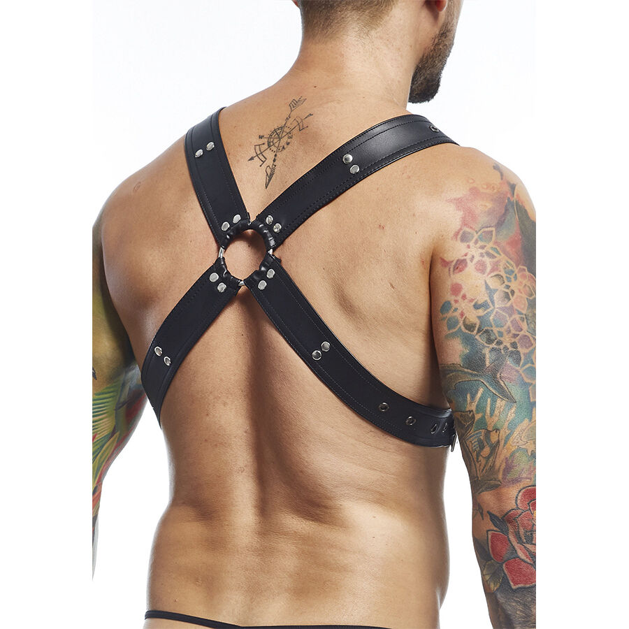 MOB - DNGEON SCHWARZER HARNESS-GÜRTEL, EINHEITSGRÖSSE X – Bild 5
