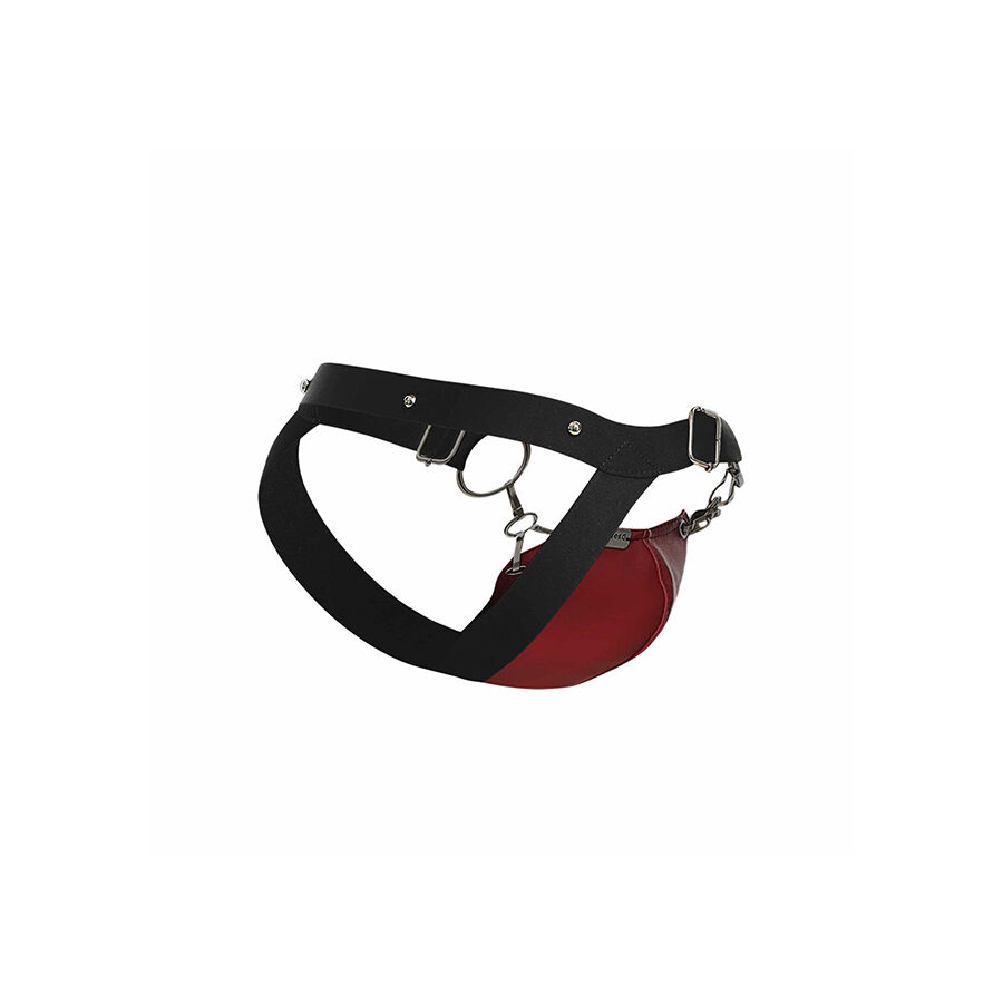 MOB - DNGEON SNAP JOCKSTRAP ROT EINE GRÖSSE – Bild 5