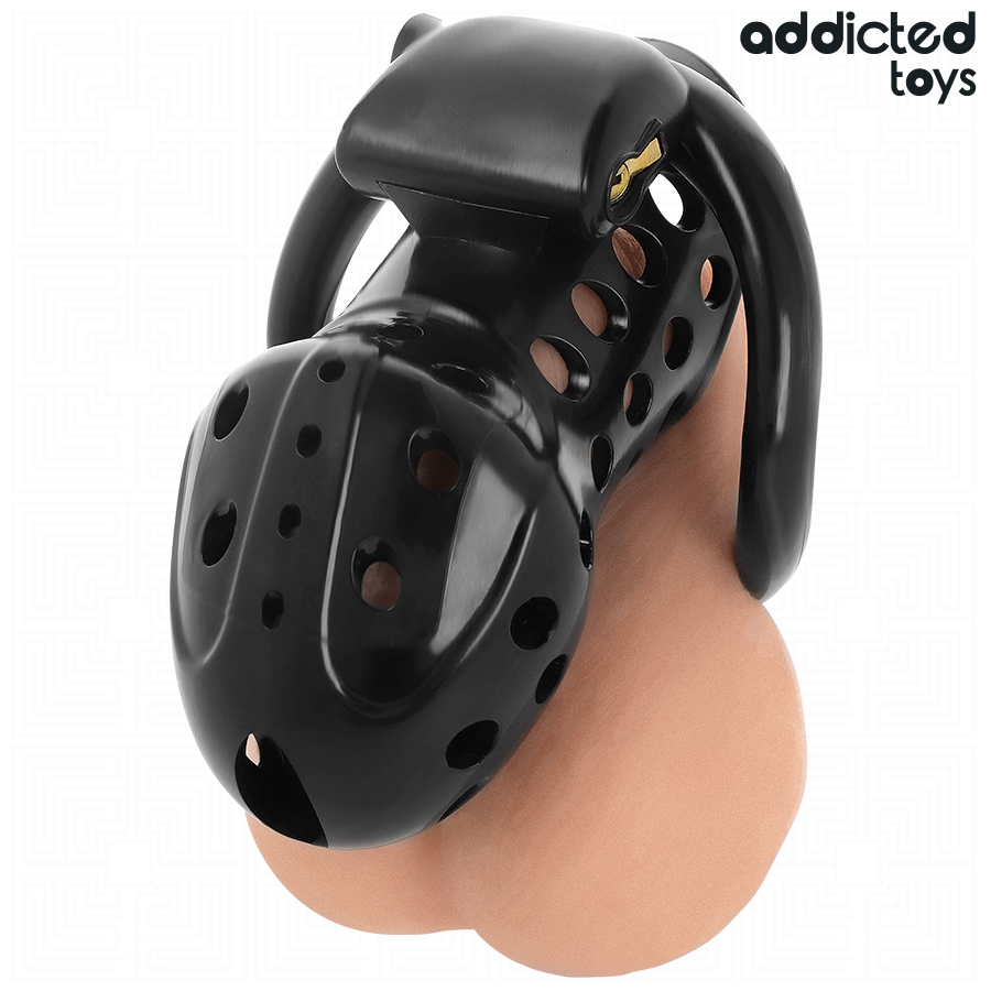 ADDICTED TOYS LOCKED - ANGEKETTETER HOHLPENISKÄFIG 10,5 CM – Bild 3