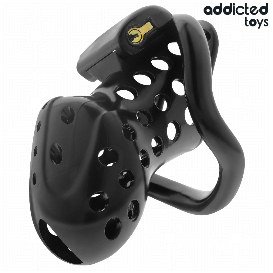 ADDICTED TOYS LOCKED - ANGEKETTETER HOHLPENISKÄFIG 10,5 CM – Bild 5