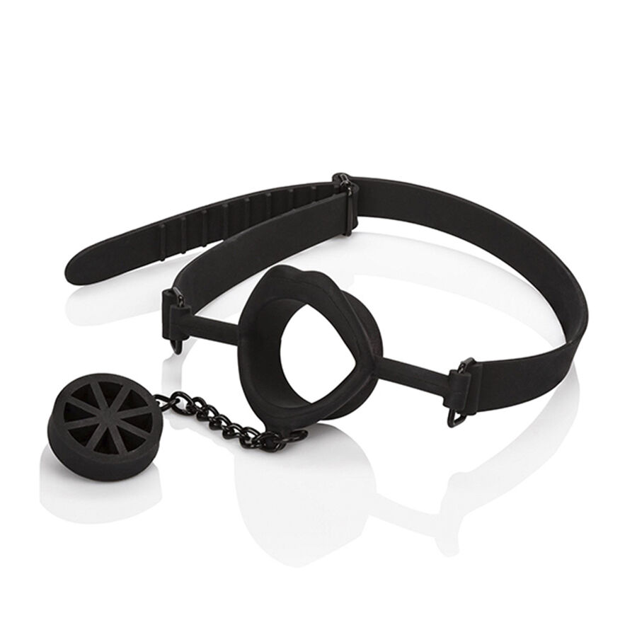 CALEXOTICS - SCANDAL -GAG MIT SCHWARZEM SILIKON-PLUG