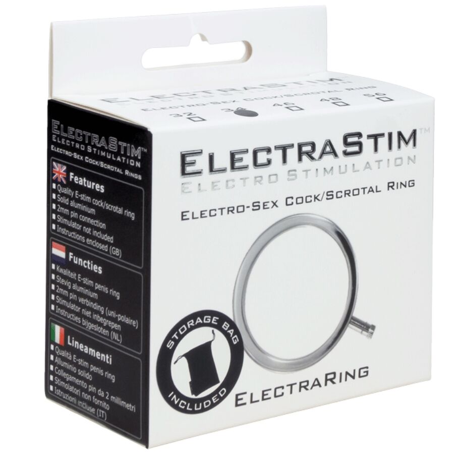 ELECTRASTIM - ELECTRARINGS METALL-PENISRING 34 MM – Bild 3