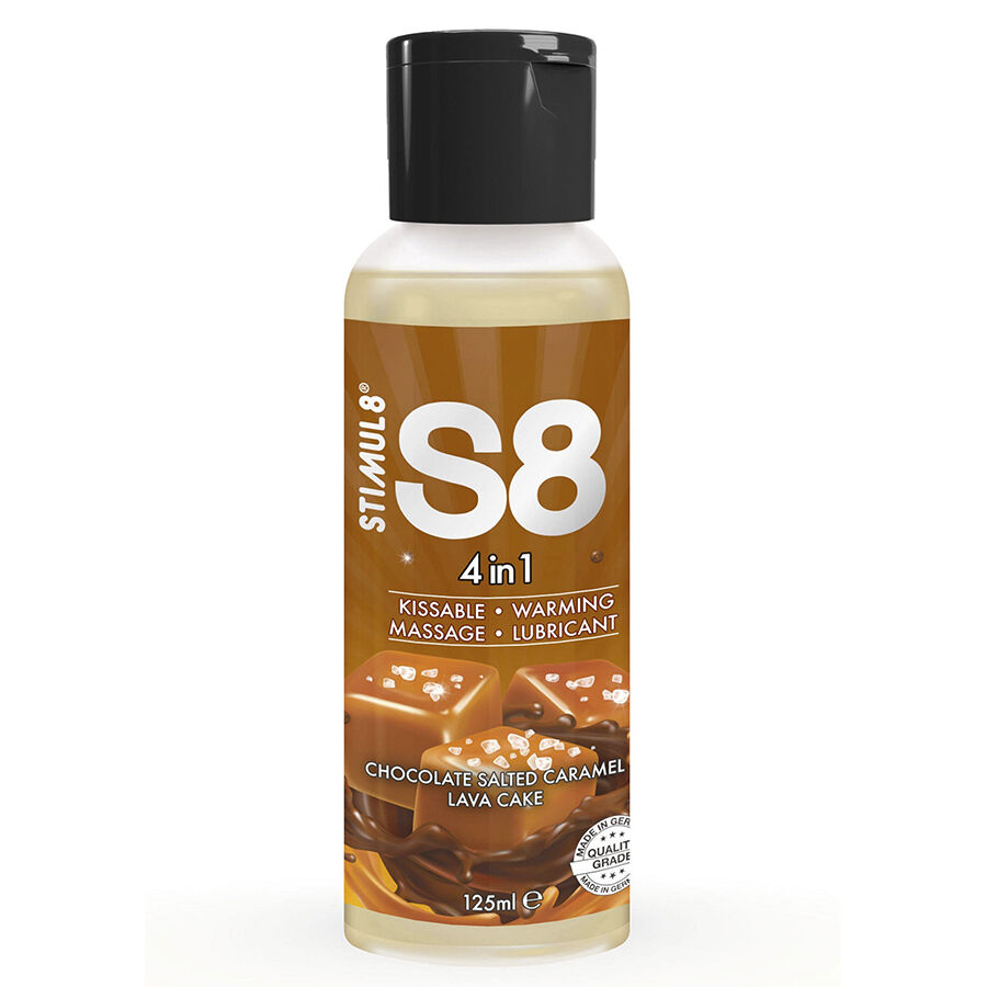 STIMUL8 - S8 4 IN 1 SCHOKOLADE UND GESALZENES KARAMELL-DESSERT-SCHMIERMITTEL 125 ML