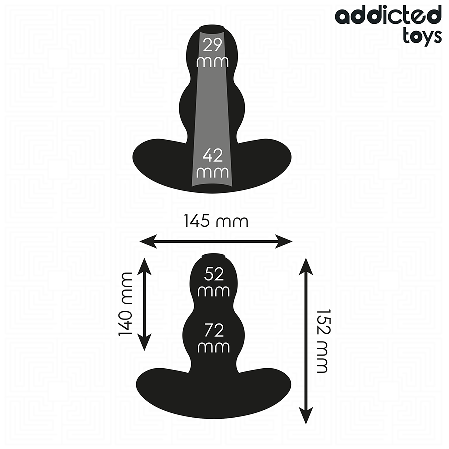 ADDICTED TOYS - HOHL ANAL PLUG GRÖSSE XXL 15,2 CM – Bild 4
