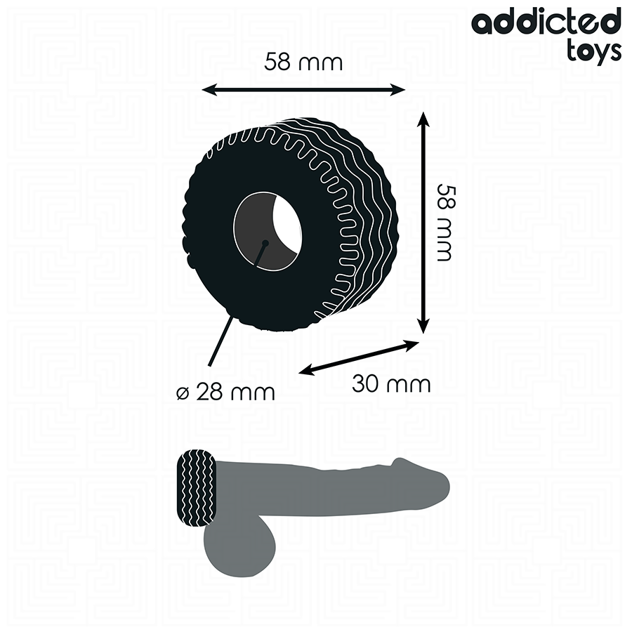 ADDICTED TOYS - EXTRA DICKER COCKRING – Bild 5