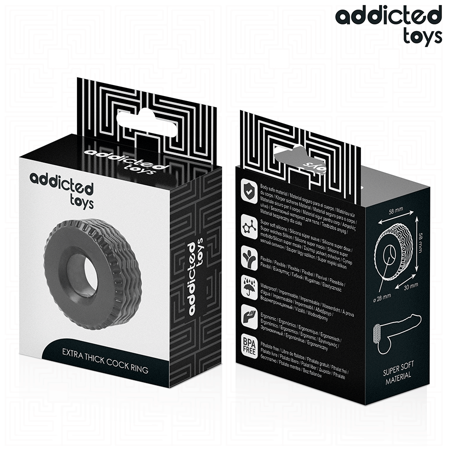 ADDICTED TOYS - EXTRA DICKER COCKRING – Bild 7