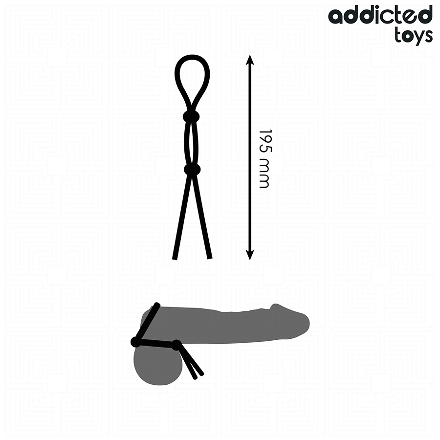 ADDICTED TOYS - SILIKONSEIL FÜR DEN DOPPELSCHLEIFEN-PENIS – Bild 5