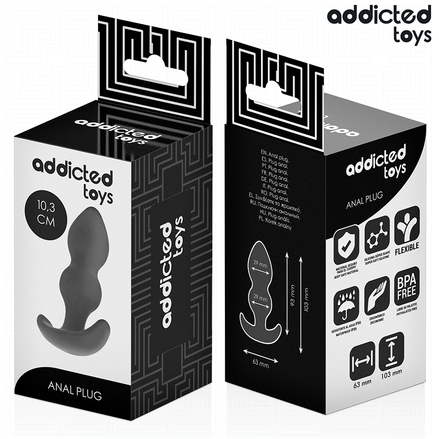 ADDICTED TOYS - ANALSTECKER GRÖSSE S 10,3 CM – Bild 7