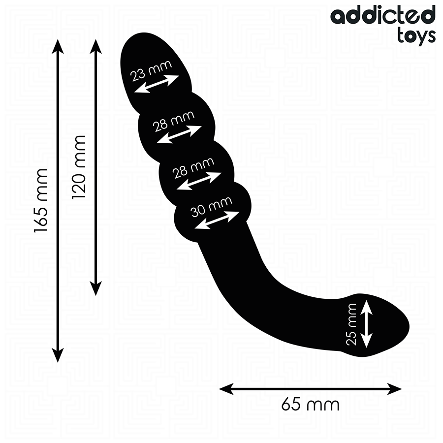 ADDICTED TOYS - DOPPELMASSAGER 16,5 CM – Bild 5