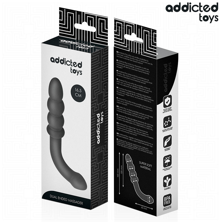 ADDICTED TOYS - DOPPELMASSAGER 16,5 CM – Bild 6
