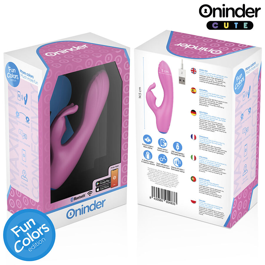ONINDER CUTE - LOVE BUNNY VIBRATOR G-SPOT CLITORIS - KOSTENLOSE WELTWEITE APP – Bild 6